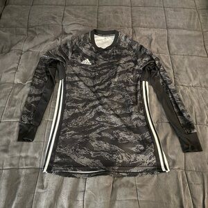 Adidas Black Camo Climalite Soccer Jersey
